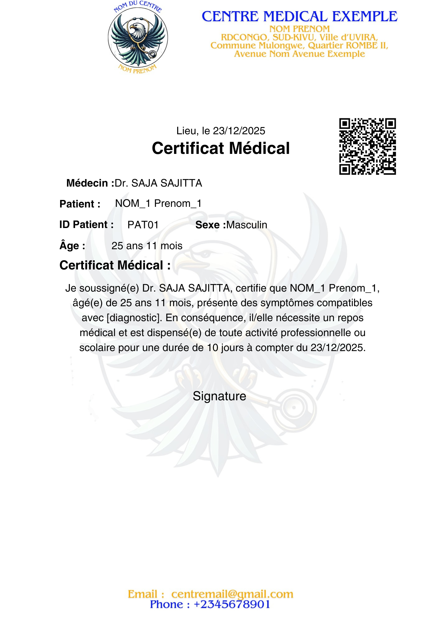 Certificat